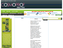 Tablet Screenshot of cosmoprofdirectory.com
